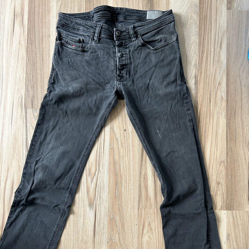 Diesel Men's Black Slim Jeans
